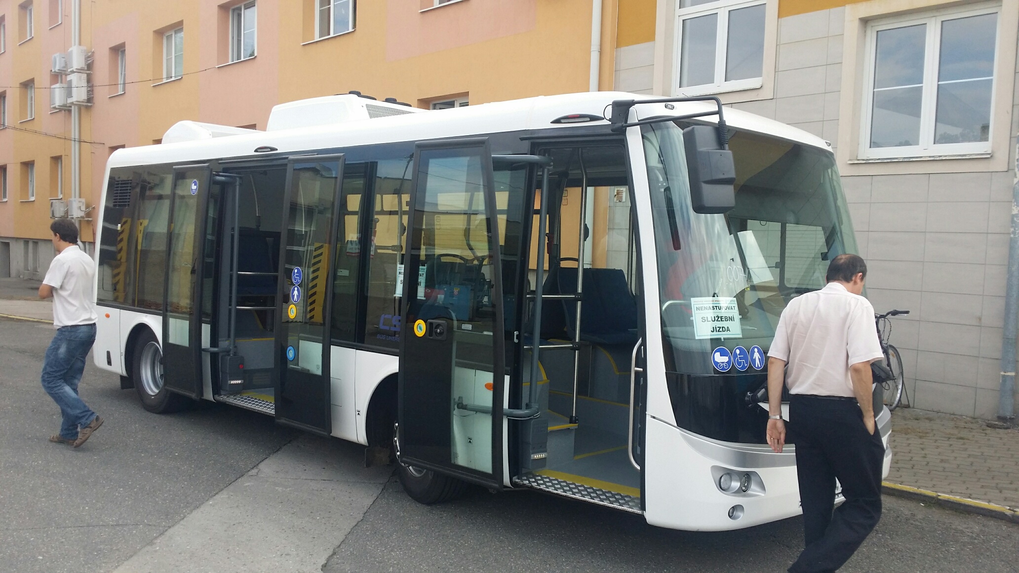 V Uherském Hradišti jezdí elektrobusy