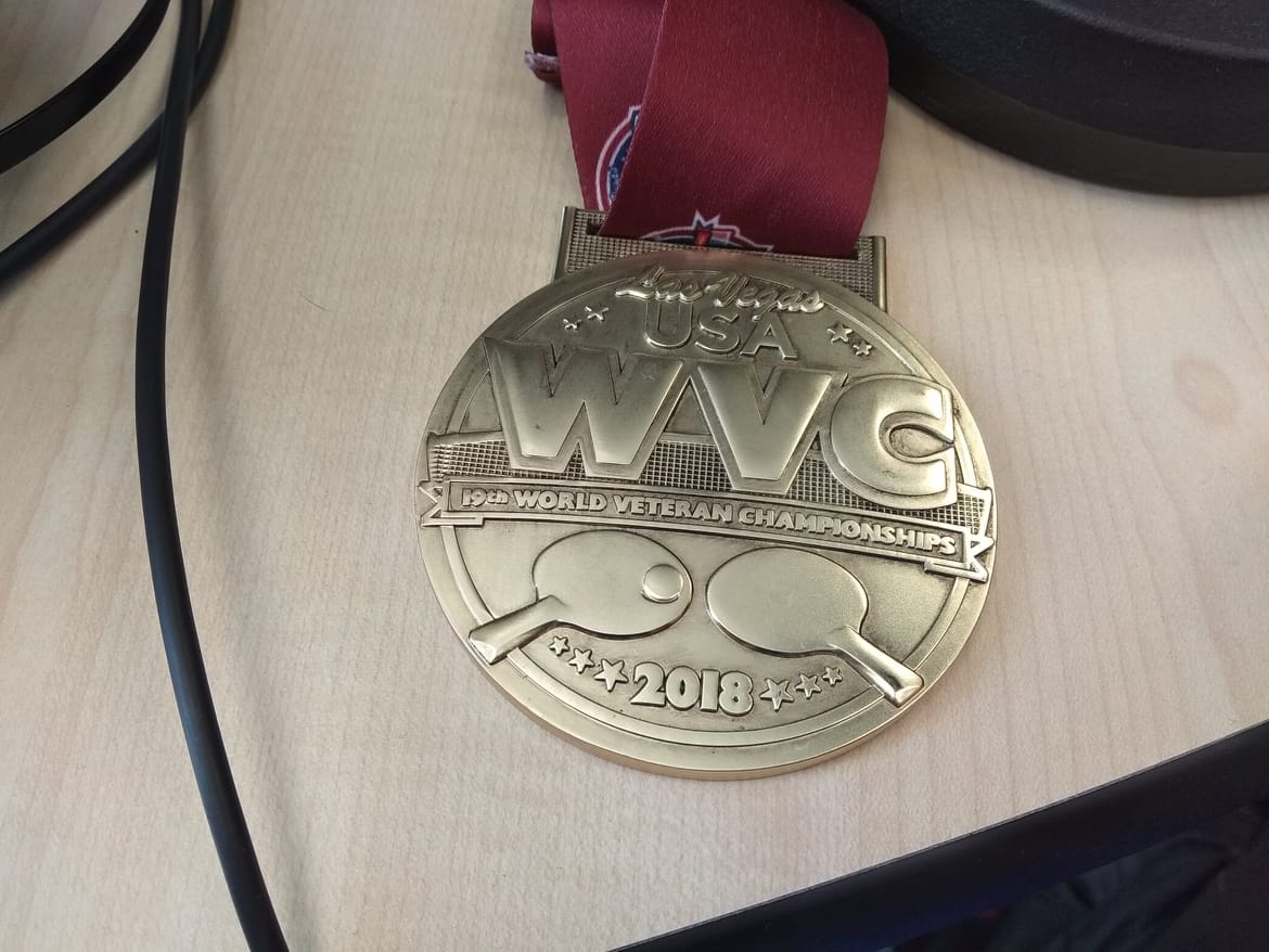 Zlatá medaile Petra Poláka z veteránského mistrovství světa