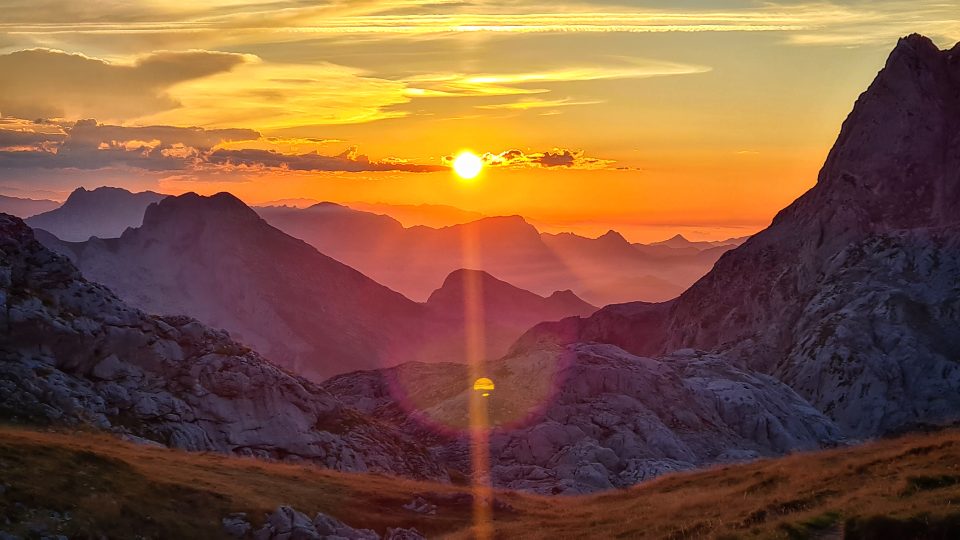 Západy slunce v Picos de Europa patří k těm nejkrásnějším