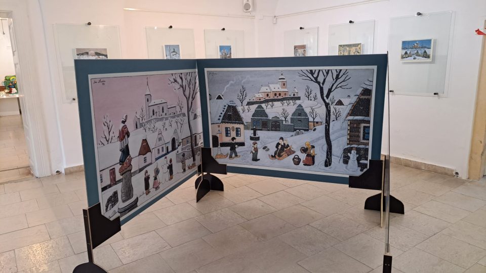 Vánoce s Josefem Ladou, výstava kreseb a betlémů v Uherském Brodě 2023
