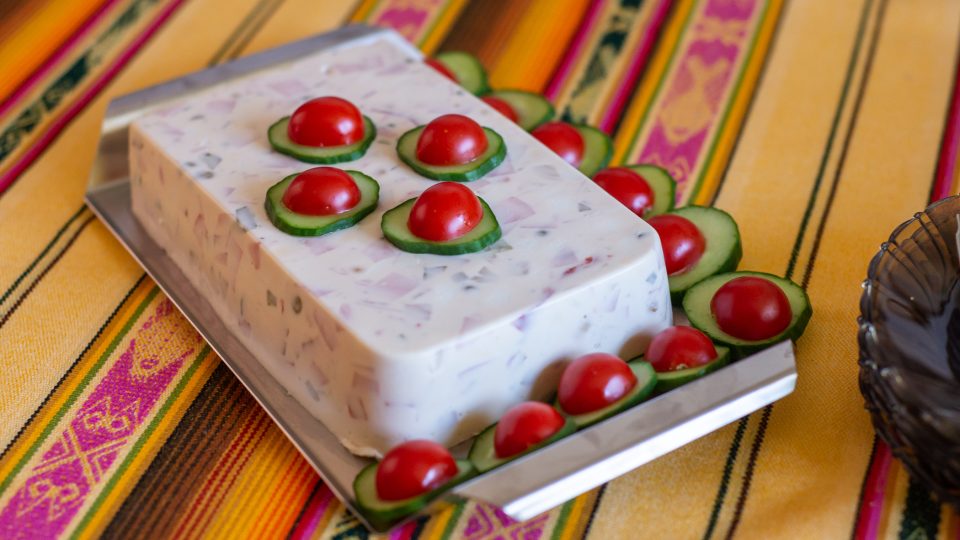 Vaječná tlačenka v podání Jaroslavy Rešové byla vynikající | foto: Martin Čuřík Vaječná tlačenka v podání Jaroslavy Rešové byla vynikající