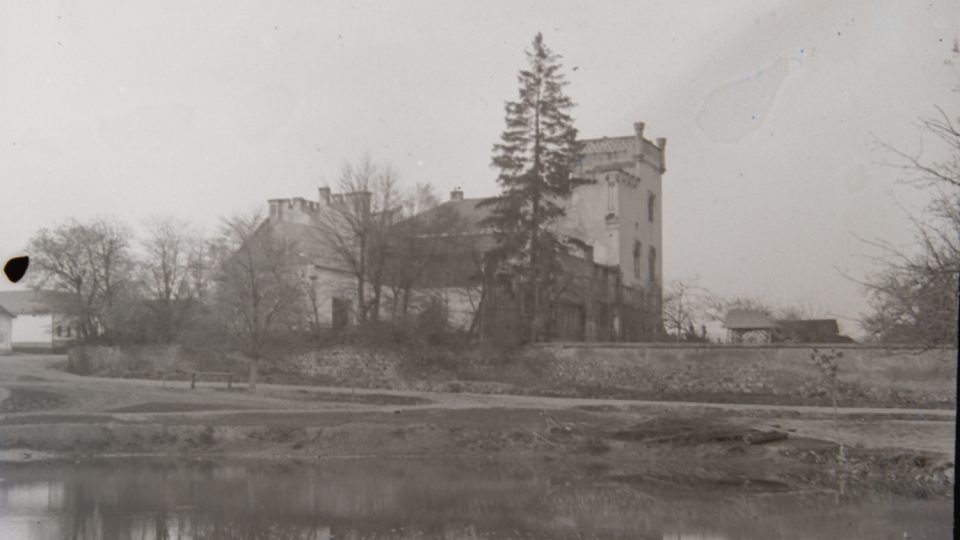 Zámek v Žeranovicích - foto z 30. let 20. století