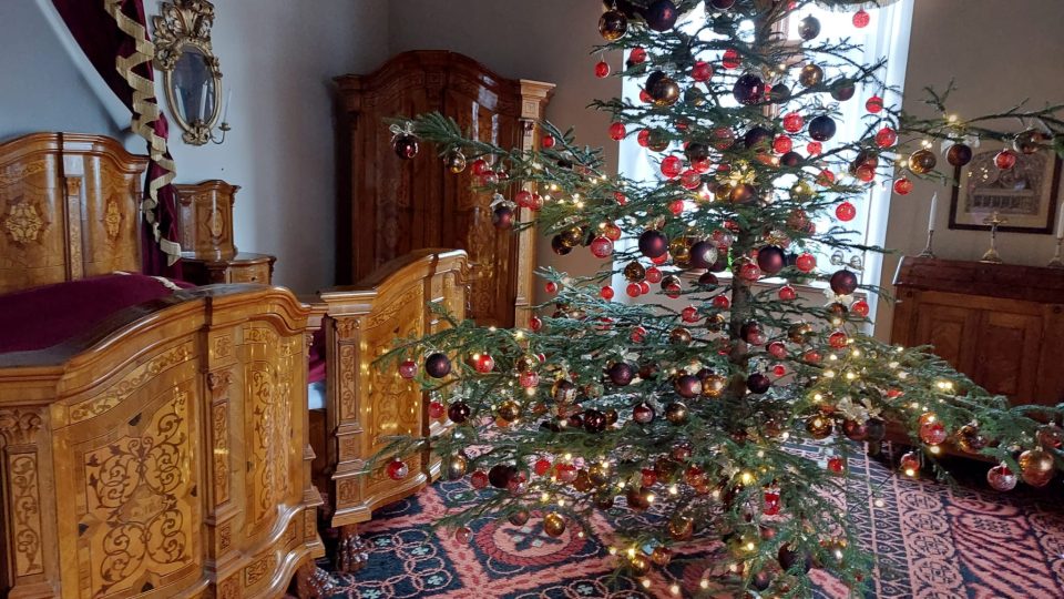 Vánoce na zámku – vánoční výzdoba zámku Lešná u Valašského Meziříčí  2021