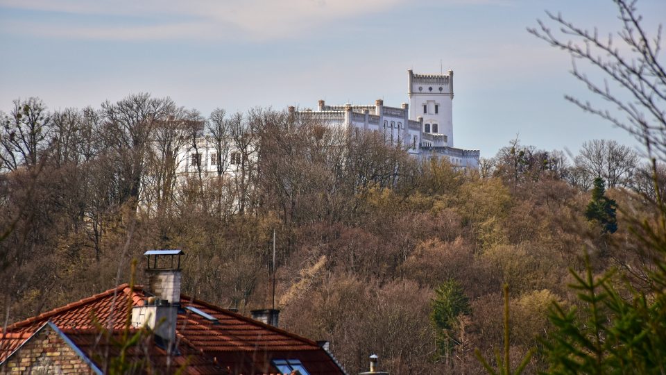 Výhled na zámek Nový Světlov, Bojkovice