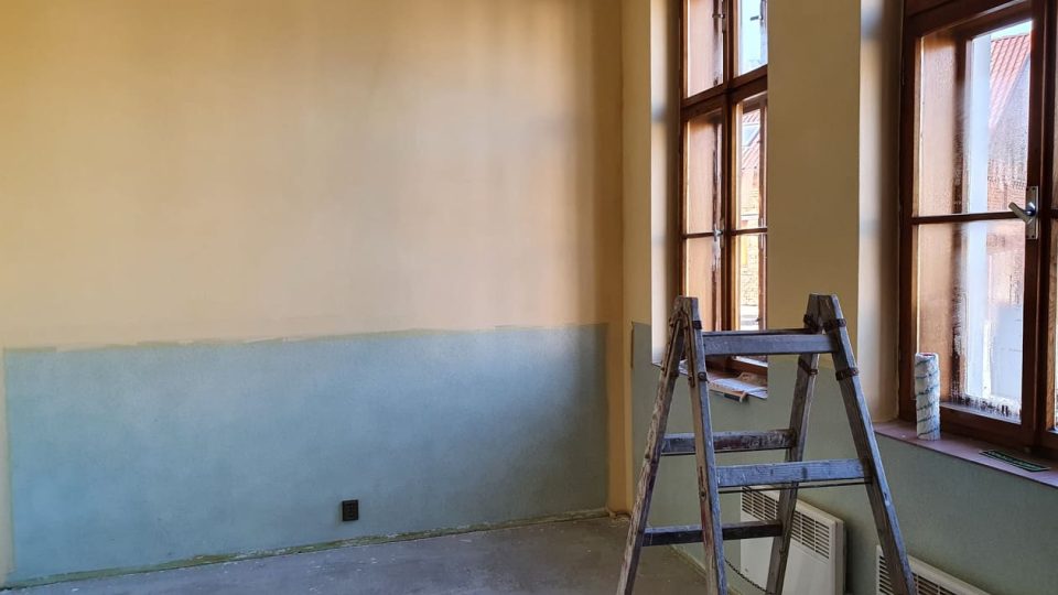 Rymice na Kroměřížsku - přestavba skladu na nouzové bydlení pro ukrajinské uprchlíky