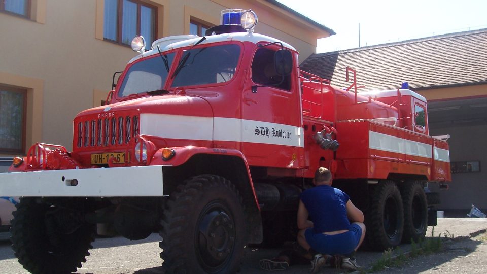 Sbor dobrovolných hasičů Kudlovice - historická cisterna