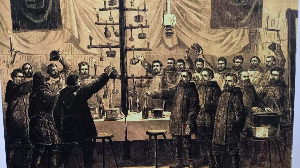 Rakousko-uherská polární výprava 1872-1874, poslední vánoce na lodi 1873