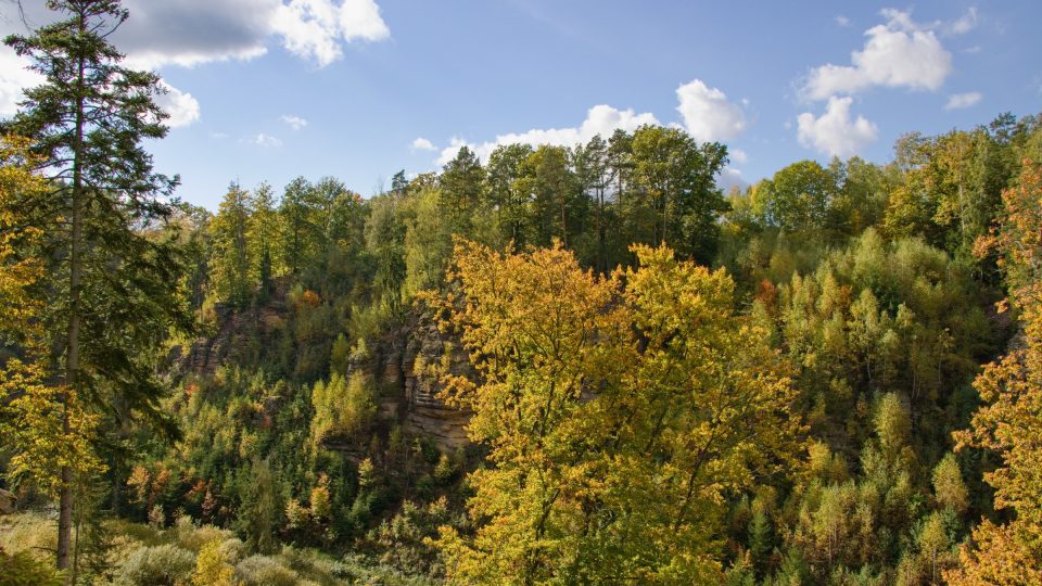 Podzim v Čertově rokli