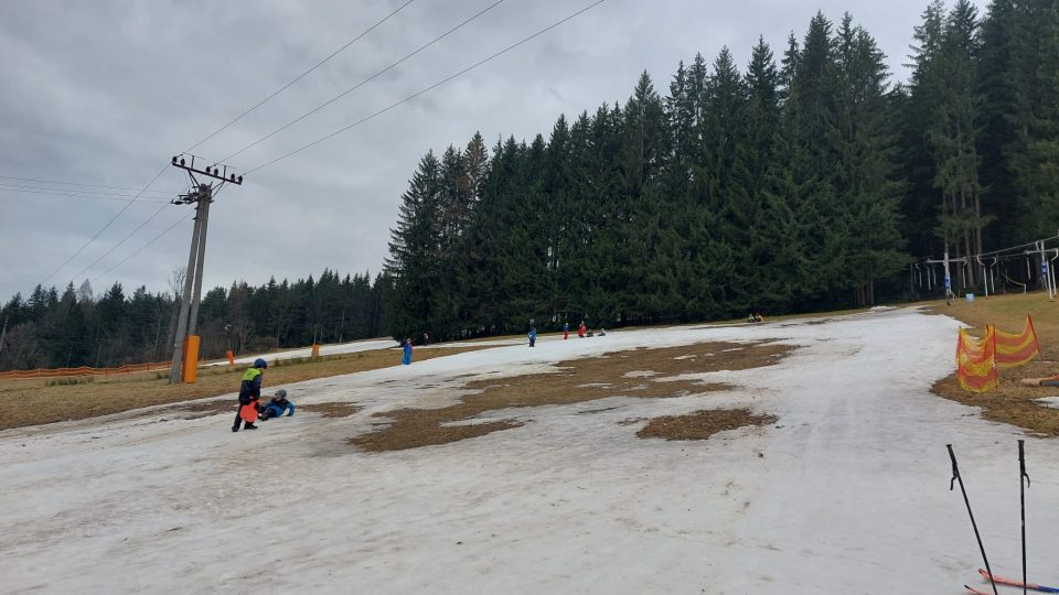 Velké Karlovice, únor 2024, školní lyžařské kurzy