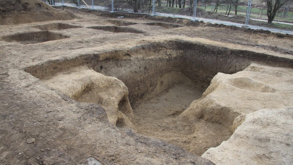 Uherský Brod, lokalita Olšava, nález germánské osady a pozůstatků z doby římské, sondy S1 a S2 po dokončení odkryvu
