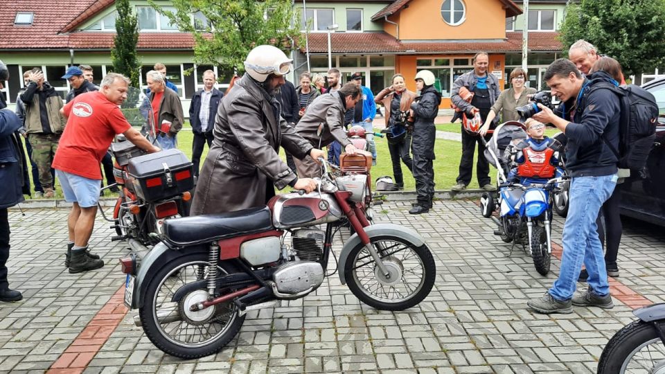 Sraz majitelů motocyklů Jawa