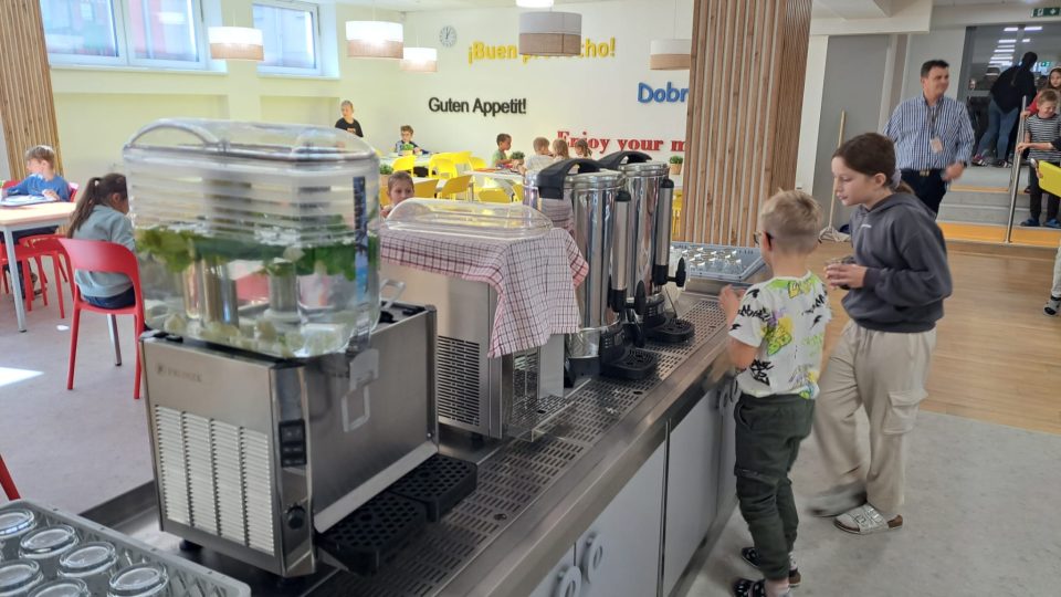 Boršice u Buchlovic, nová školní jídelna | foto: Michal Sladký, Český rozhlas Boršice u Buchlovic, nová školní jídelna