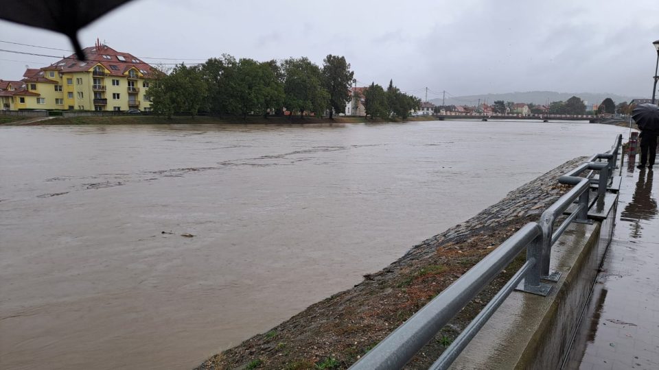 Uherské Hradiště, řeka Morava, 15. 9. 2024, 9:00