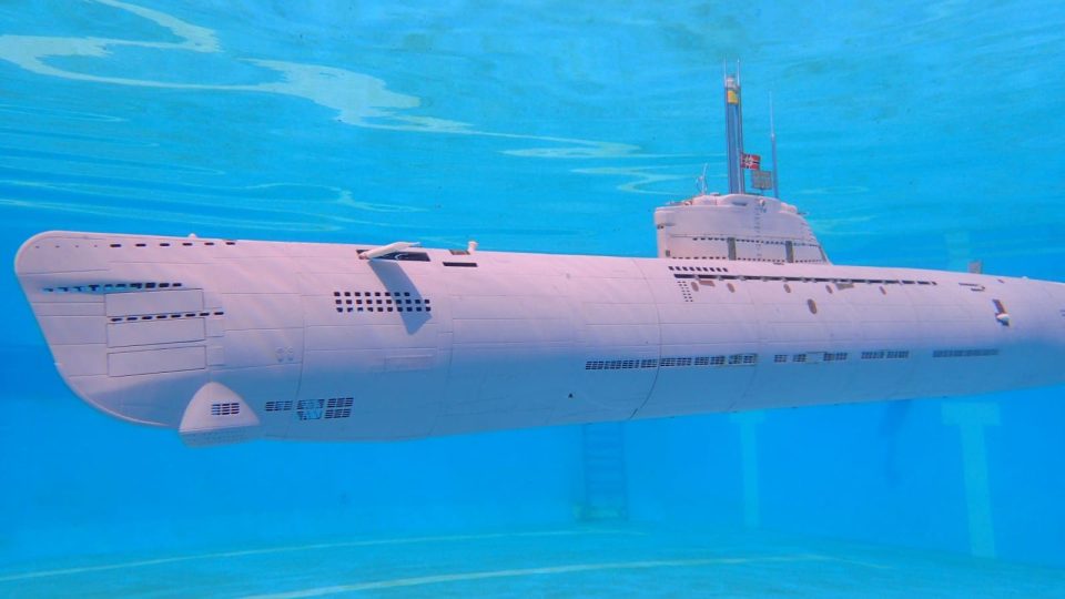 Model ponorky od Oty Gerži ze Vsetínska