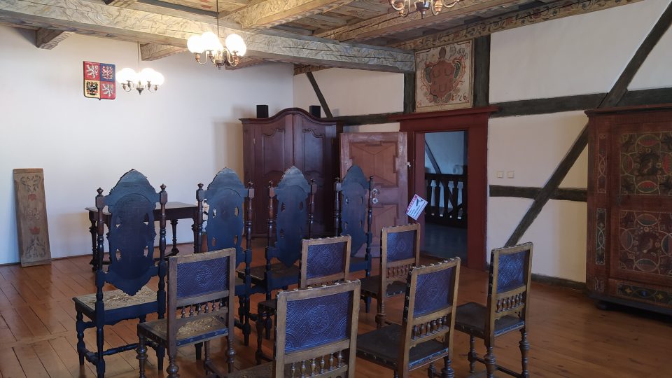 Uvnitř úterské radnice | foto: Kateřina Dobrovolná, Český rozhlas Uvnitř úterské radnice