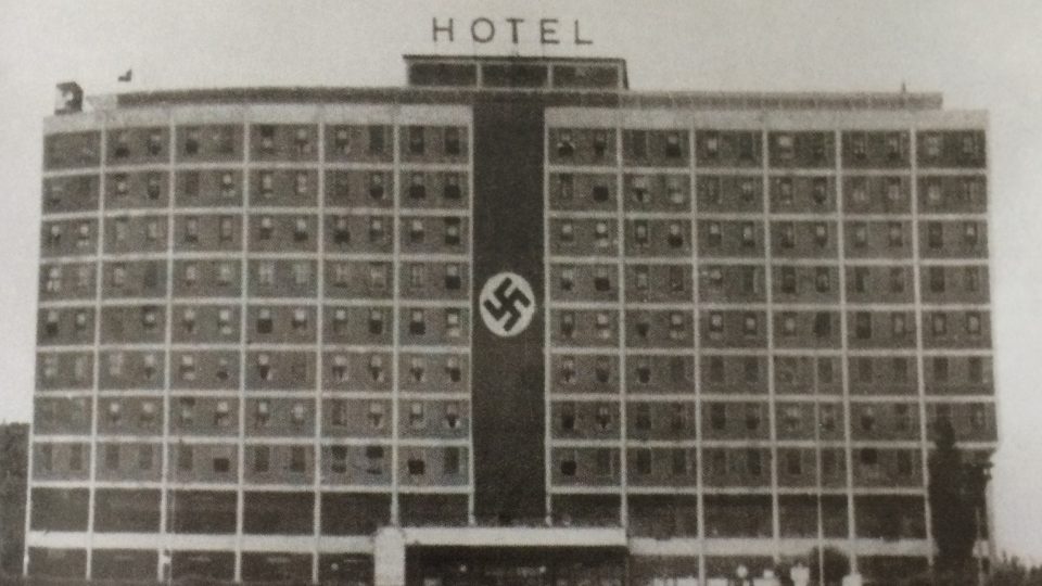 Dnešní hotel Moskva za 2. světové války