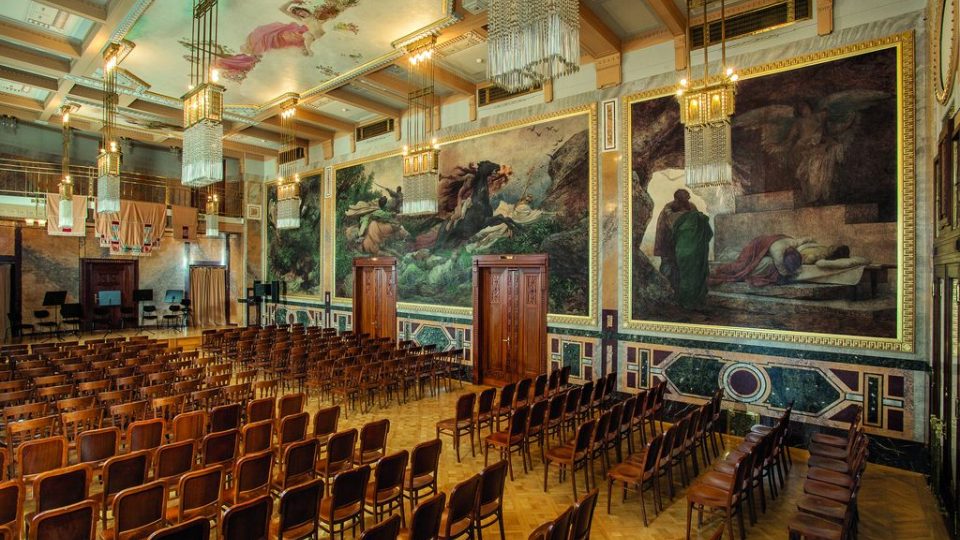 Pohled do Grégrova sálu | foto: Ivan Král, Obecní dům Pohled do Grégrova sálu