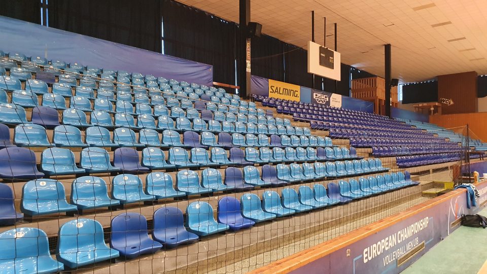 Sportovní hala Novesta ve Zlíně - opravy 2021