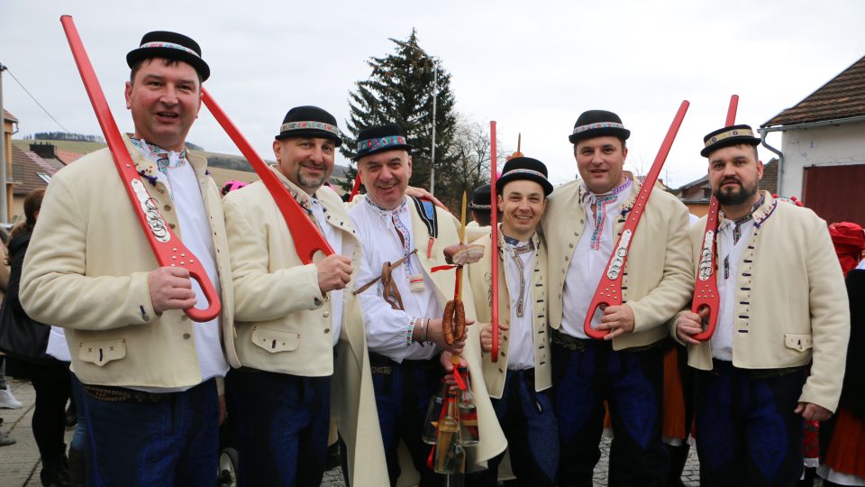Strání, Festival masopustních tradic, fašank, obchůzky fašančárů s tradičním tancem Pod šable
