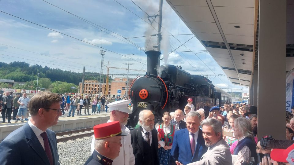 Železniční stanice Vsetín, nové nádraží, slavnostní otevření, květen 2024