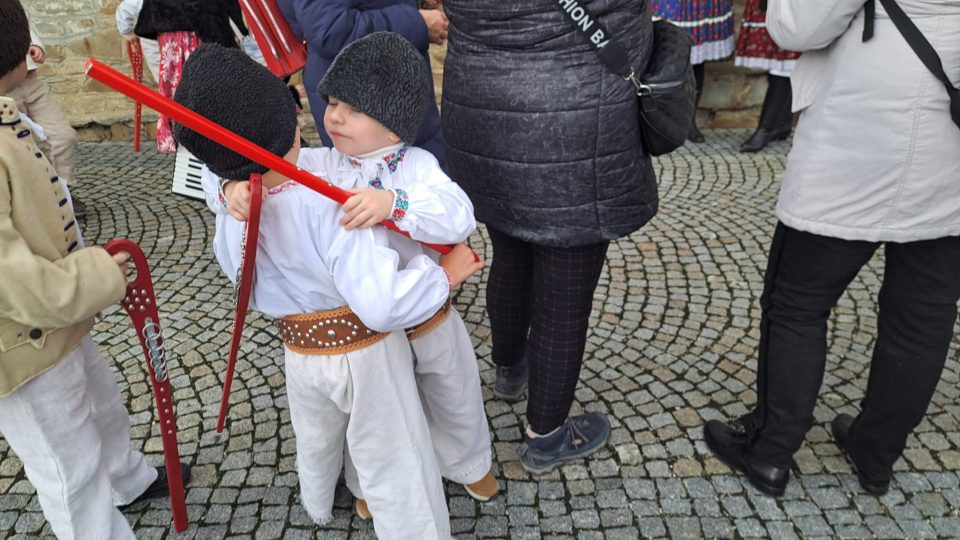 Festival masopustních tradic Fašank 2024, Strání, mečové tance