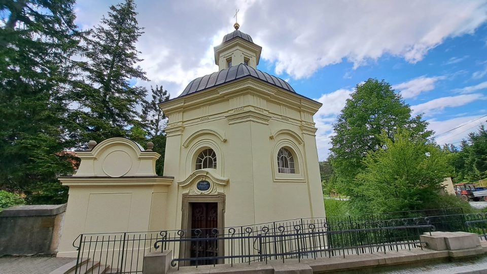 Obnovená kaple sv. Jana Nepomuckého ve Velehradě