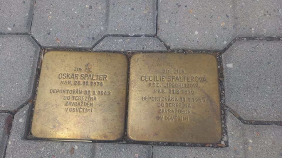 Kameny zmizelých, Spalterovi na Brumovské ulici ve Valašských Kloboukách | foto: Markéta Macháčková, Český rozhlas Kameny zmizelých, Spalterovi na Brumovské ulici ve Valašských Kloboukách