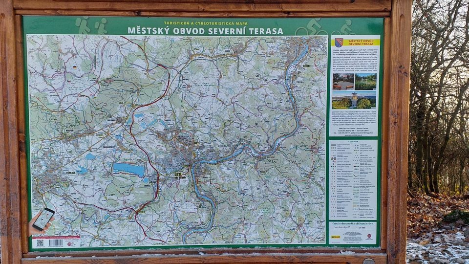 Erbenova vyhlídka patří do městského obvodu Severní Terasa | foto: Eva Bucharová, Český rozhlas Erbenova vyhlídka patří do městského obvodu Severní Terasa