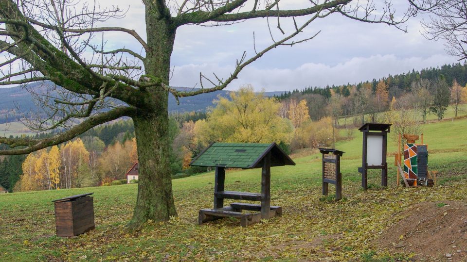 Odpočinkové výletní místa u kostela sv. Matouše