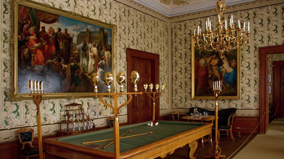 Biliárový pokoj císaře | foto: Jaroslav Hoření, Český rozhlas Biliárový pokoj císaře