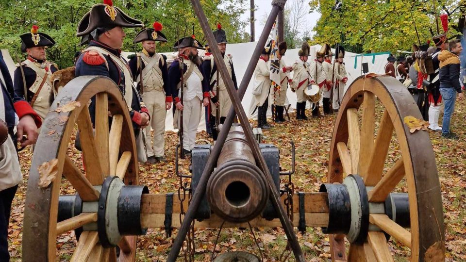 Holešov, Americký park, vojenské ležení z dob napoleonských válek, 5. listopadu 2023