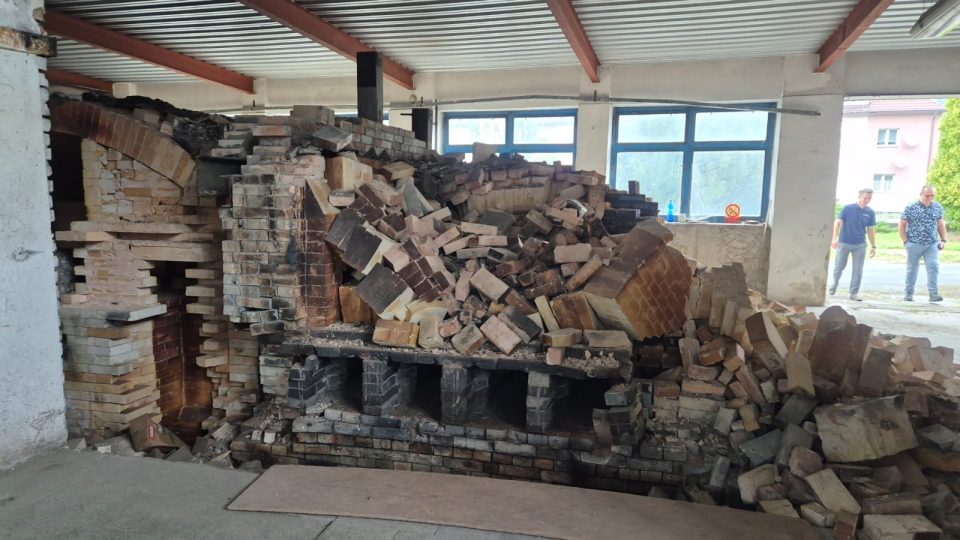 Karolinka, areál bývalých skláren (září 2025)