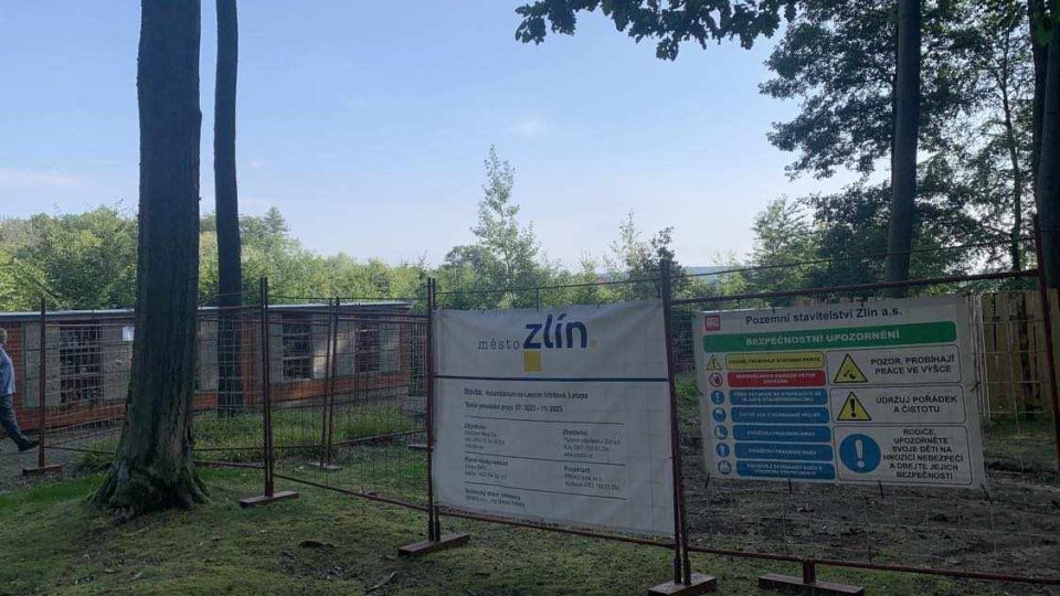 Lesní hřbitov Zlín, kolumbária, výstavba nových 2023