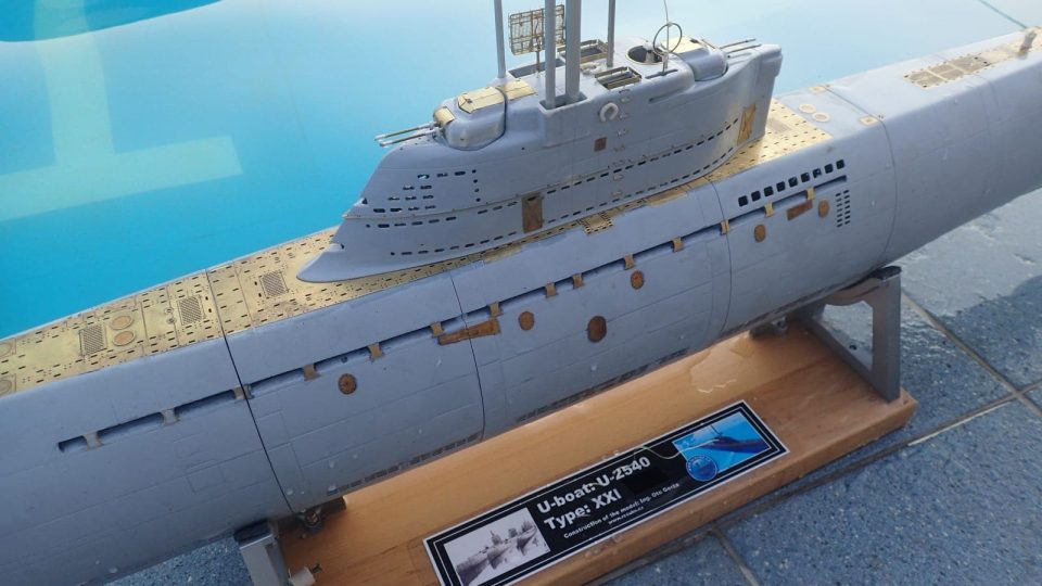 Model ponorky od Oty Gerži ze Vsetínska