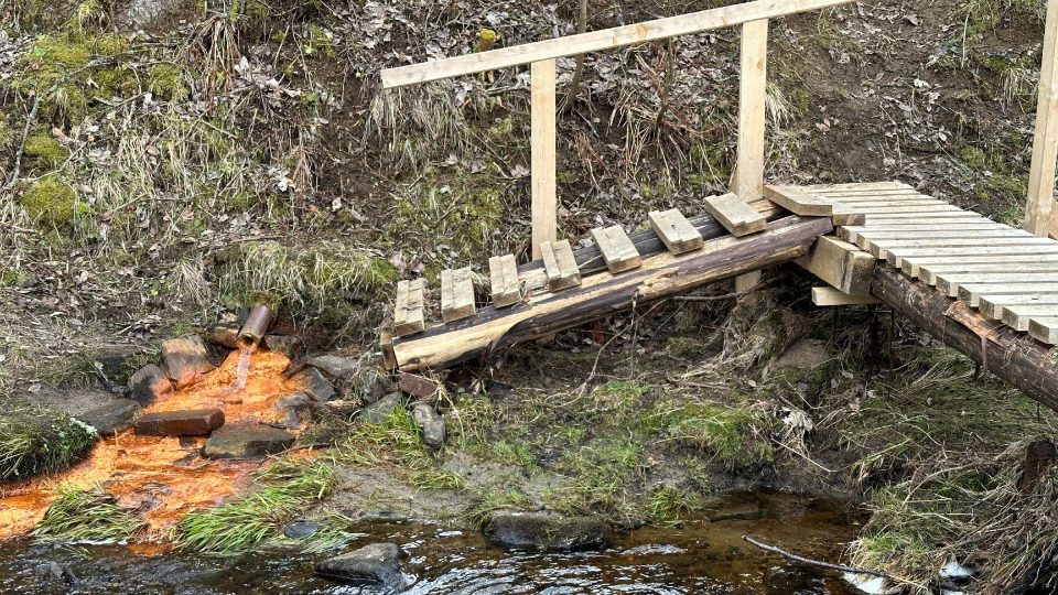 Za Pramenským potokem najdete tzv. Nový pramen