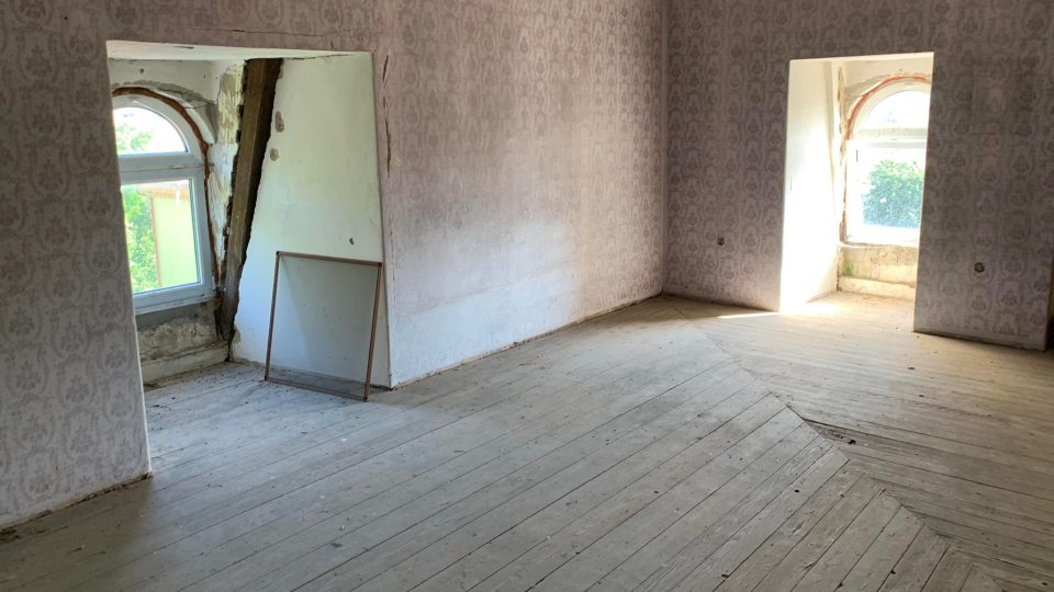Vila továrníka Michaela Thoneta v Koryčanech na Kroměřížsku, stav v roce 2022
