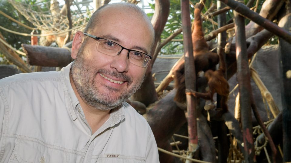 Miroslav Bobek v pavilonu Indonéská džungle