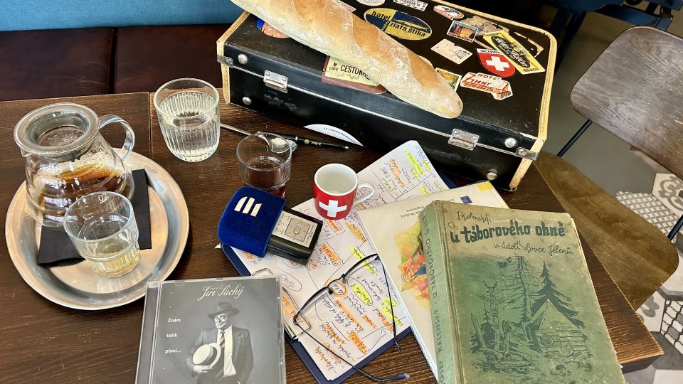 Kufřík pro natáčení s Jitkou Štěrbákovou