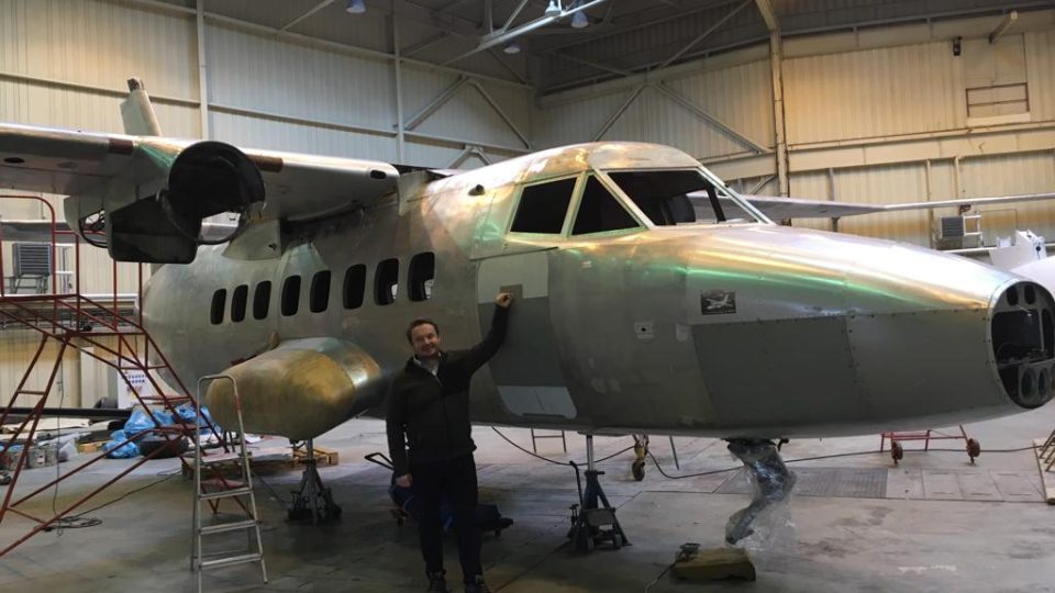 Prototyp letounu L 410 renovují v Leteckém muzeu v Kunovicích