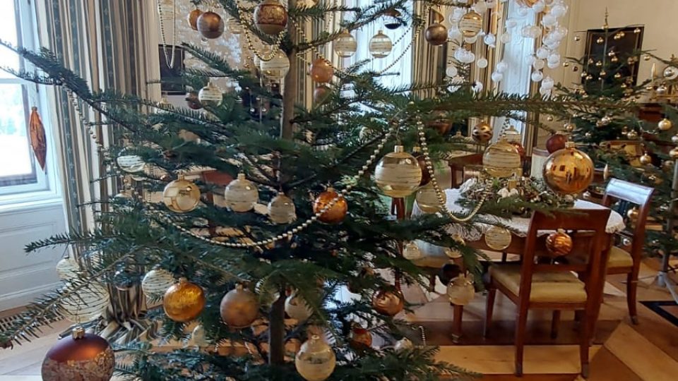 Vánoce na zámku – vánoční výzdoba zámku Lešná u Valašského Meziříčí  2021