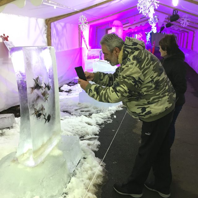 Ledové sochy v Rožnově | foto: Roman Verner,  Český rozhlas