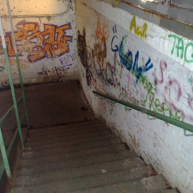 Podchod pod kolejištěm ve Vsetíně. | foto: Michaela Vetešková,  Český rozhlas