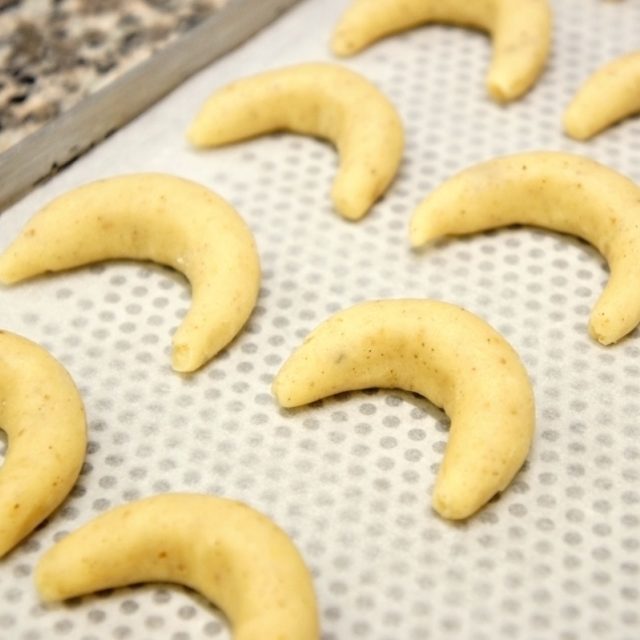 Vanilkové rohlíčky na plechu | foto: Patrik Rozehnal,  Český rozhlas