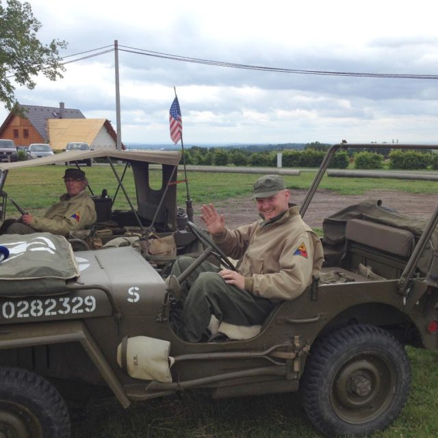 Karel Tuček sbírá americké veterány z 2. světové války. Stojí to čas,  peníze i mnoho sil | foto: Romana Joudalová,  Český rozhlas