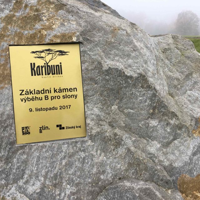 Základní kámen nové africké expozice zlínské zoo. | foto: Roman Verner,  Český rozhlas