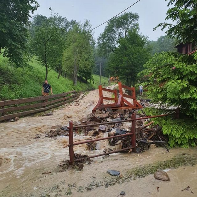 Bouřka v Žítkové | foto: Facebook Andrea Sedlačíková