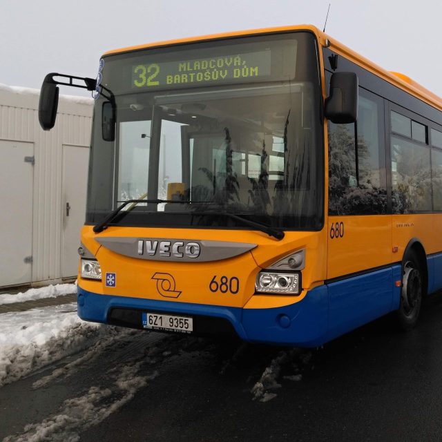 Zlín,  autobus,  MHD,  zima  (ilustrační) | foto: Tomáš Patrick Hyánek