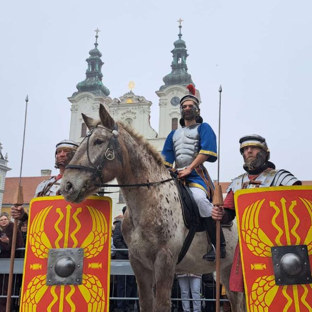 Žehnání svatomartinských vín v Uherském Hradišti | foto: Michal Sladký,  Český rozhlas