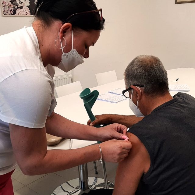 Očkování nyní v Česku probíhá i bez registrace | foto: Jan Markup,  Český rozhlas