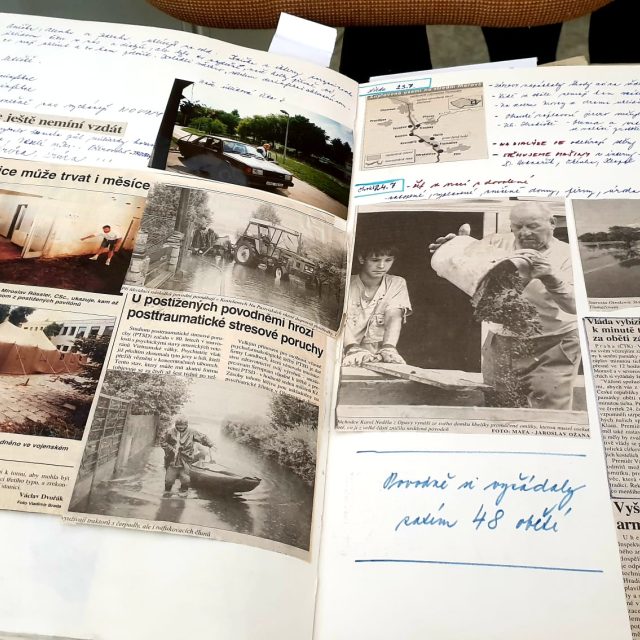 Povodňová kronika Uherskohradišťské nemocnice | foto: Veronika Žeravová,  Český rozhlas